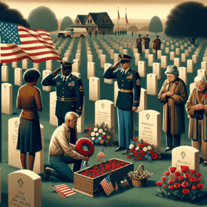 image depicting the true meaning of Memorial Day, honoring the sacrifice of fallen soldiers, United States of America