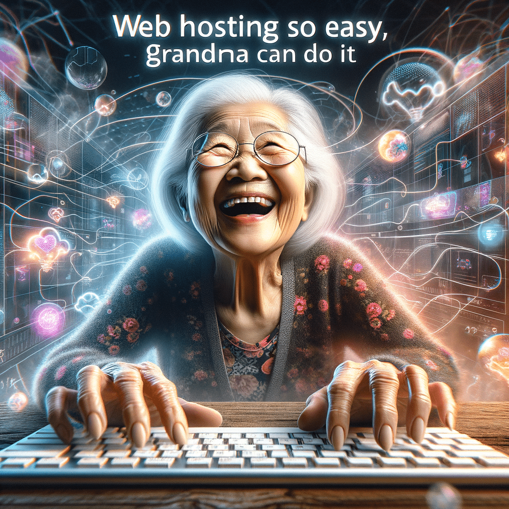 web hosting so easy grandma can do it